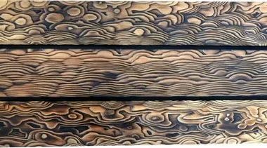 Использование техники обжига дерева для декоративных элементов