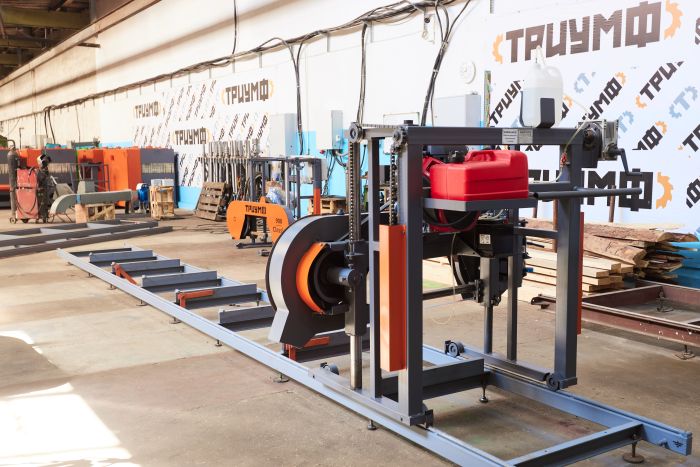 Ленточная пилорама «ТРИУМФ» 900 Бензиновая