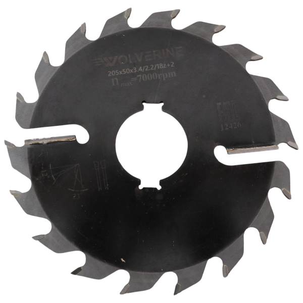 WOLVERINE Пила дисковая 250*60*2,5/3,5/16z+2 WZ (шпон. паз 15*5 - 2 шт. под 180 гр.)