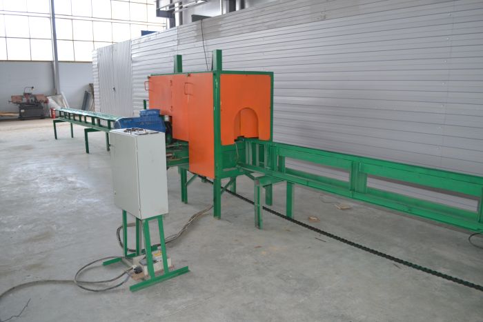 Станок для распиловки тонкомерных бревен Мамонт (2х18Квт)