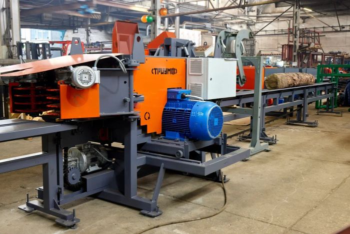 Бревнопильный станок для тонкомера Триумф С750