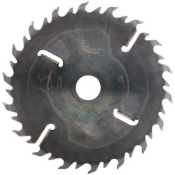 WoodCraft Пила дисковая 300*75*2,2/3,5/(18z+18)+4 WZ (шпон. паз 13,5*7,5 - 4 шт. под 90 гр.)