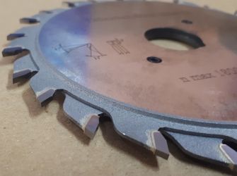 Дисковая пила Подрезная пила 120х20х2.2/2.8 Z12+12 (МАТЕРИАЛ ТВ.СПЛ. (FM03)