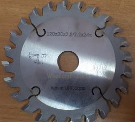 Дисковая пила Подрезная пила 120х20х2.8/4.0/24z (МАТЕРИАЛ ТВ.СПЛ. (FM03)