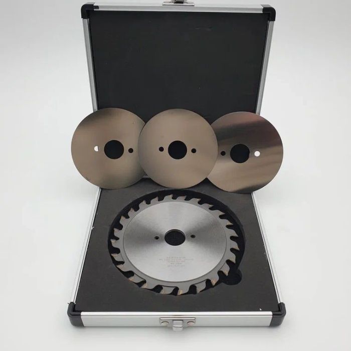 Пильный диск  подрезной алмазный PCD для ДСП  120*2,8-3,6*20*12+12T RED SAMURAI