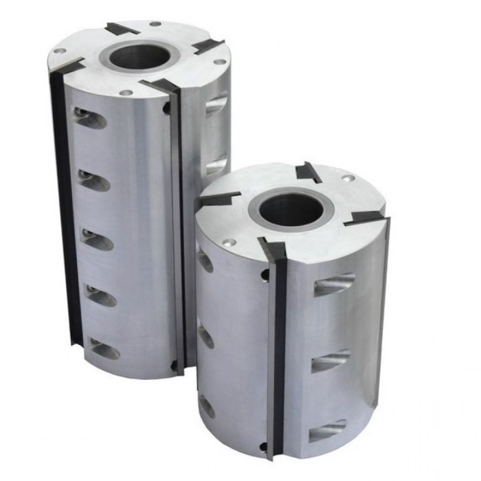 Барабан дюралевый с ножами HSS для плоского строгания RED SAMURAI D=140 d=40 H=250 Z4