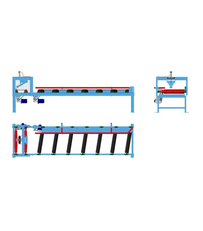 Базирующий рольганг