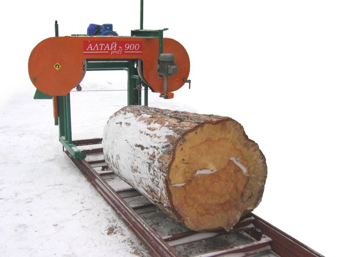 Пилорама ленточная горизонтальная электрическая Алтай-900prof