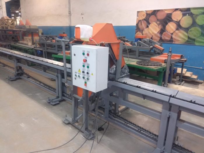 Линия раскряжевки бревен  «ТРИУМФ» СТБ 450