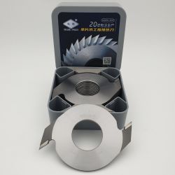 Насадная фреза веерная для шипового сращивания древесины XIAN FENG 160x50x4x2T grey