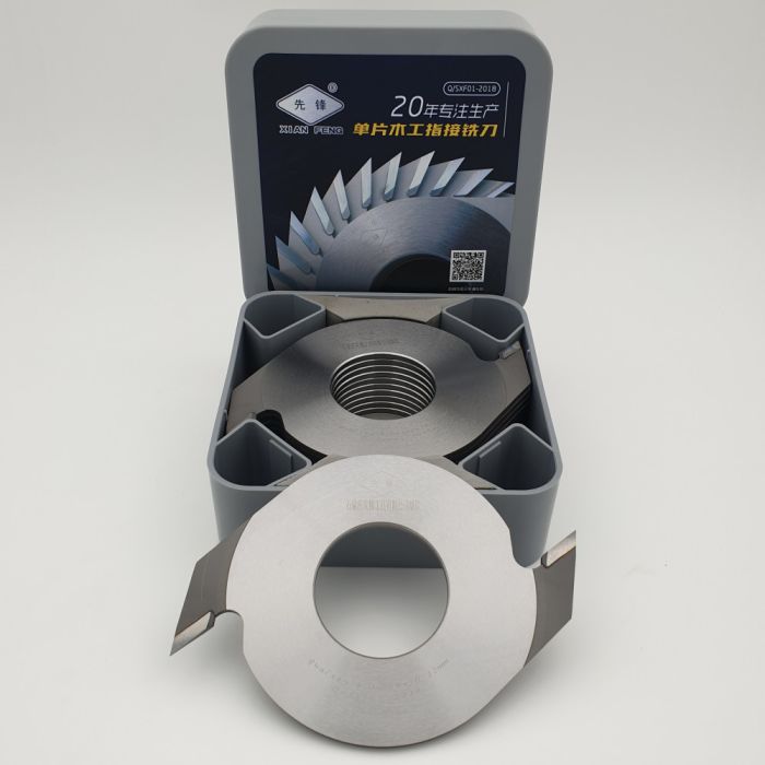 Насадная фреза веерная для шипового сращивания древесины XIAN FENG 160x50x4x2T grey