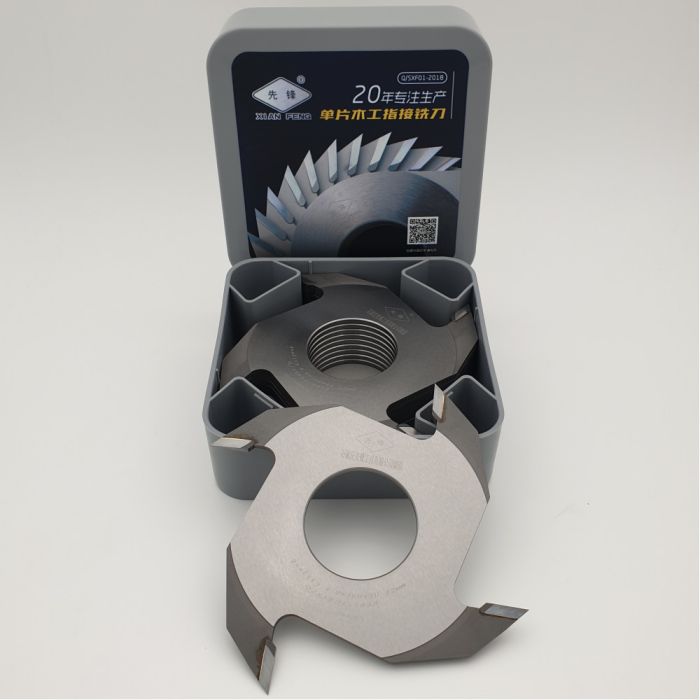 Насадная фреза веерная для шипового сращивания древесины XIAN FENG 160x50x4x4T grey