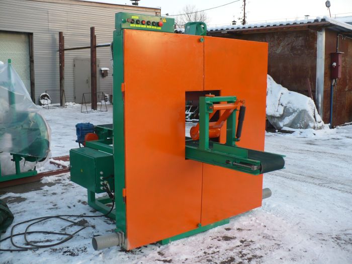 Станок ленточнопильный делительный для распиловки лафета и бруса СД2