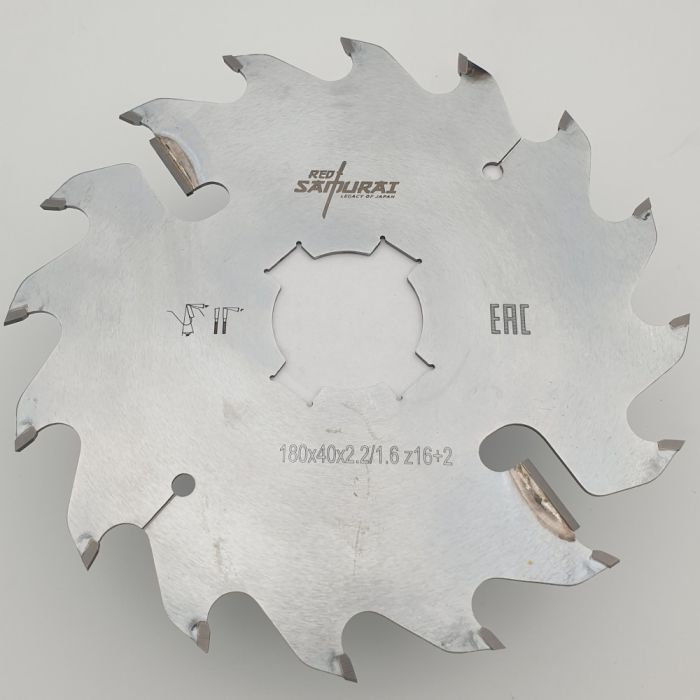 Пильный диск для многопильных станков 180x40x2.2/1.6x16+2 WZ RED SAMURAI
