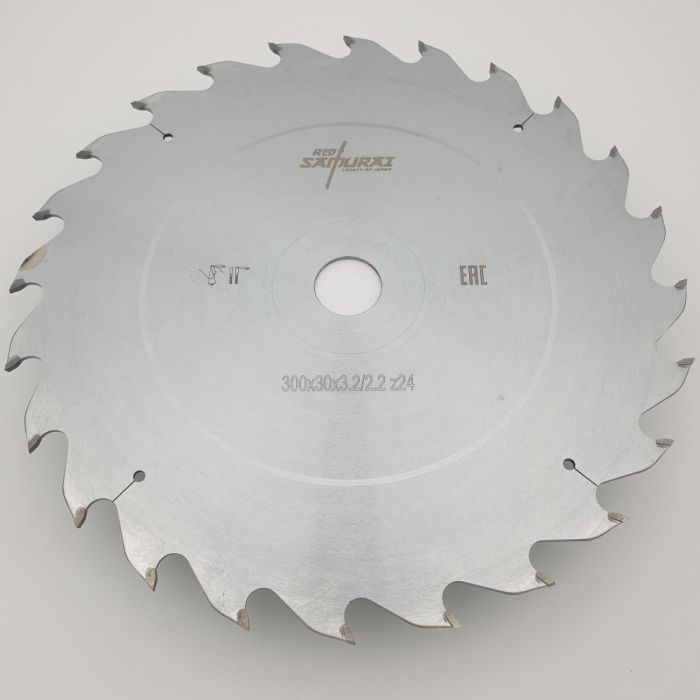 Пильный диск для продольного пиления 300x30x3.2/2.2x24 WZ RED SAMURAI