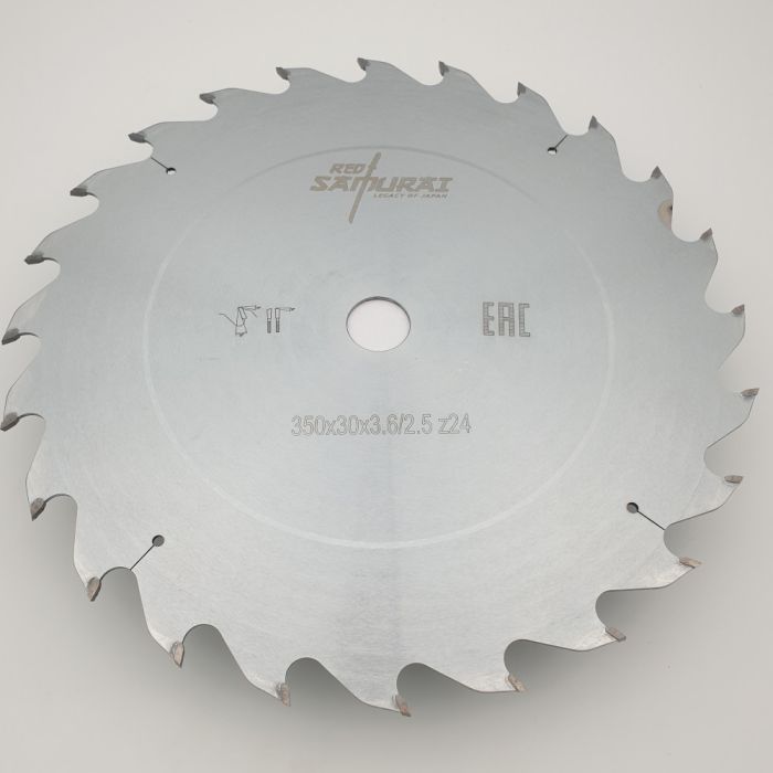 Пильный диск для продольного пиления 350x30x3.6/2.5x24 WZ RED SAMURAI