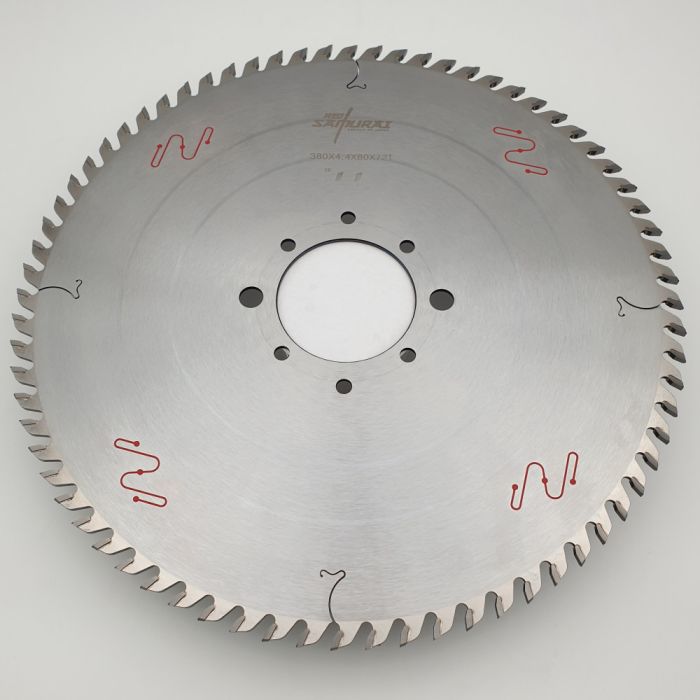 Пильный диск для раскроечных центров 380x4.4/3.2x80 Z72 RED SAMURAI