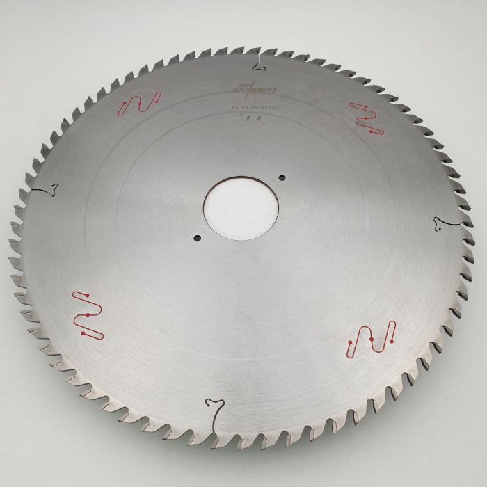 Пильный диск для раскроечных центров 450x4.4/3.2x60 Z72 RED SAMURAI
