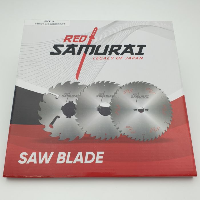 Пильный диск для раскроечных центров подрезной 180x4.3-5.5/3.2x30 Z36 RED SAMURAI