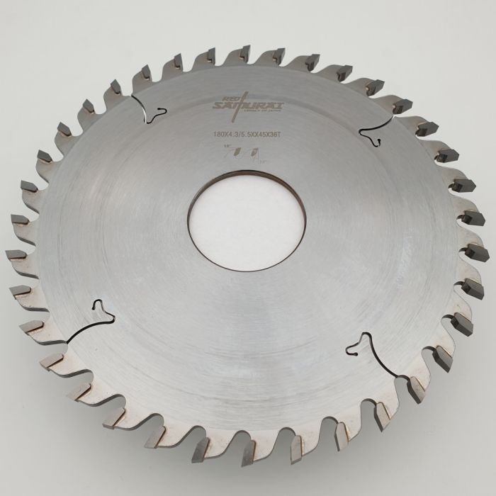 Пильный диск для раскроечных центров подрезной 180x4.3-5.5/3.2x50 Z36 RED SAMURAI