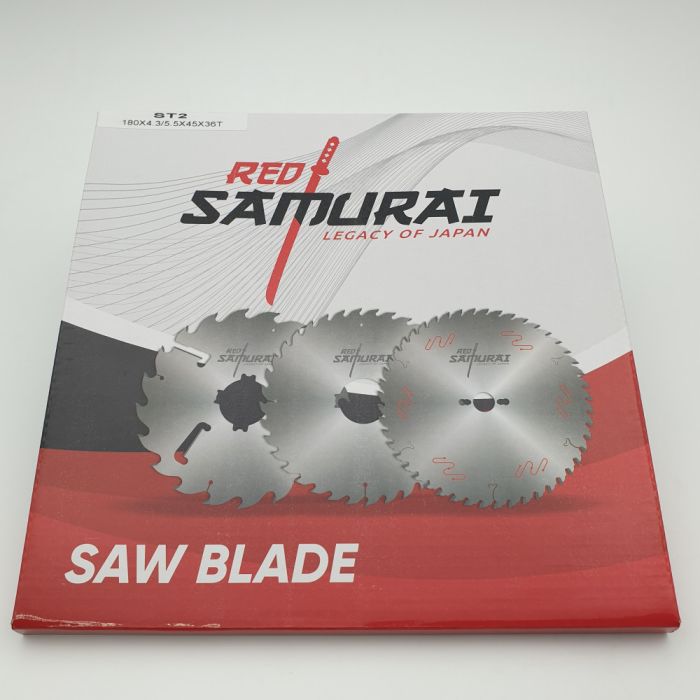 Пильный диск для раскроечных центров подрезной 180x4.7-5.9/3.2x45 Z36 RED SAMURAI