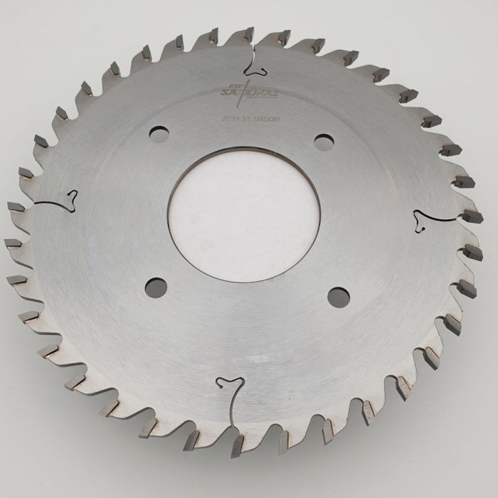 Пильный диск для раскроечных центров подрезной 200x4.3-5.5/3.2x65 Z36 RED SAMURAI