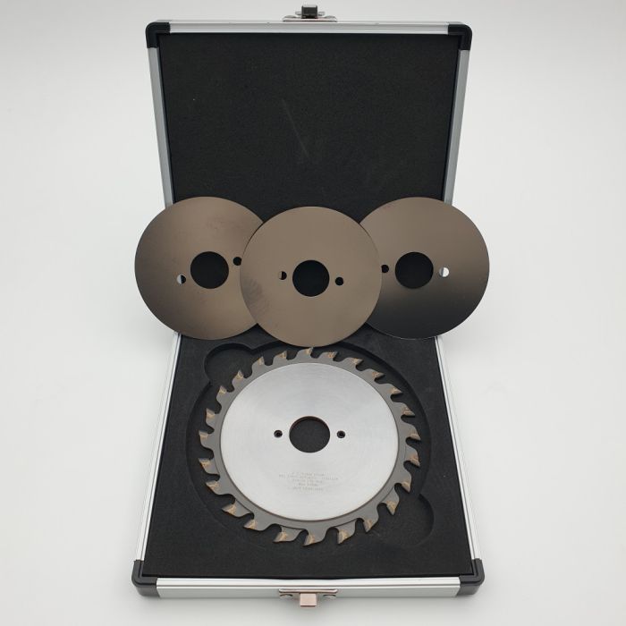 Пильный диск  подрезной алмазный PCD для ДСП  120*2,8-3,6*22*12+12T RED SAMURAI