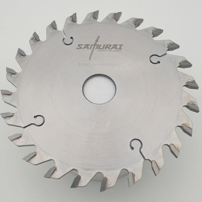 Пильный диск подрезной конический 120x3.0-4.0/2.2x20 Z24T ST2 RED SAMURAI