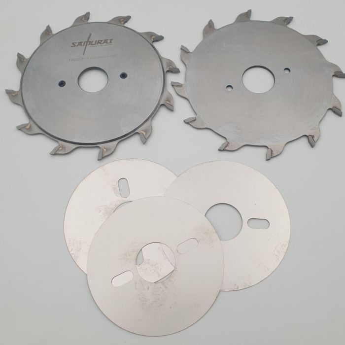 Пильный диск подрезной составной 120x2.8-3.6x20 Z12+12T ST2 RED SAMURAI