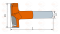Сверло чашечное для сверлильно присадочного станка 26x70x10 LH левое HEFN