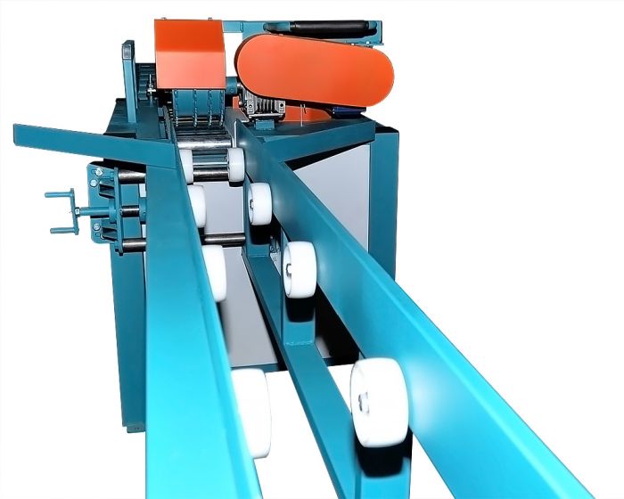 Линия переработки горбыля и горбыльной доски (ТМ–800) с КМ–400